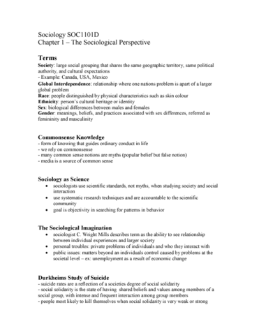sociological imagination reflection paper