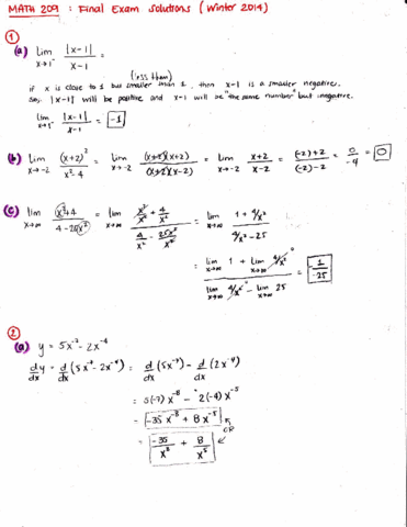 taker exam math MATH  209 OneClass Final:  Math Past 209 finals